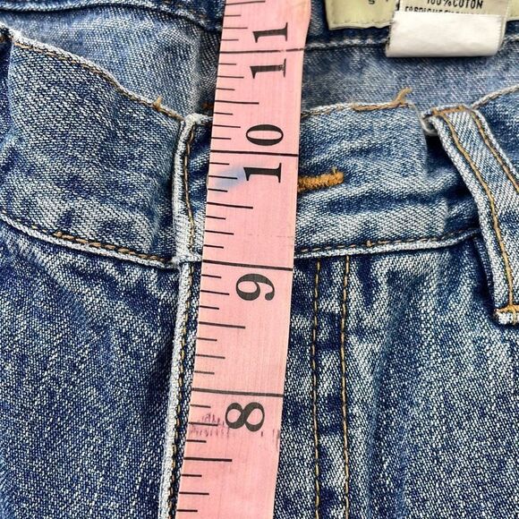 Eddie Bauer Women's Rigid Denim Straight Leg Capri Jeans Blue Size 6 - Picture 10 of 12